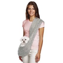 Small Dog Cat Pet Reversible Sling Carrier Soft Stylish Patterns Comfort... - £33.36 GBP