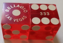 Pair of Dice Bellagio Hotel Las Vegas Nevada (various numbers) - £7.77 GBP