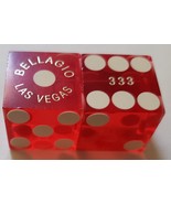 Pair of Dice Bellagio Hotel Las Vegas Nevada (various numbers) - $9.95