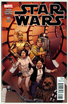 Star Wars #1 Bob McLeod 1:25 Variant Cover Art MARVEL Luke Han R2D2 Leia... - $289.22 MXN