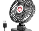 Usb Desk Fan, Mini , 3 Speeds Adjustment Desktop Table Fan, Plug In Powe... - £15.16 GBP