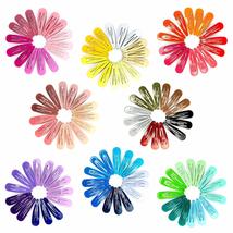 120 Pack Colorful Barrettes, 2 Inch Barrettes Metal Snap Hair Clips Candy Color  - £12.85 GBP