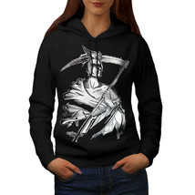 Wellcoda Grim Reaper Cool Womens Hoodie, Death Casual Hooded Sweatshirt - £29.26 GBP