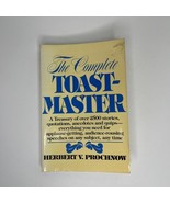 The Complete Toast-Master by Herbert V. Prochnow Paperback Book 1986 - $34.75