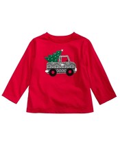 First Impressions Infant Boys Tree Truck Print Cotton T-shirt,Red,3-6 Mo... - £12.32 GBP