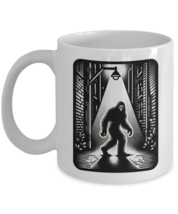 Bigfoot&#39;s Midnight Prowl Shadowed Sasquatch Urban Legend Coffee Mug - $16.96