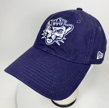 New Era BYU Cougars Strapback Hat Blue  - $18.76