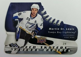 2008 Martin St Louis Speed Skaters Mcdonald&#39;s Nhl Hockey Card SS1 Upper Deck - £5.58 GBP