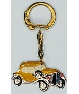1960&#39;s Rare Yellow 1930&#39;s Ford Car Keychain Vintage Vending Charm NOS A1-1 - £7.98 GBP