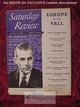 Saturday Review August 2 1952 Thomas Pyles Ivor Brown Alexis Lichine - £6.90 GBP