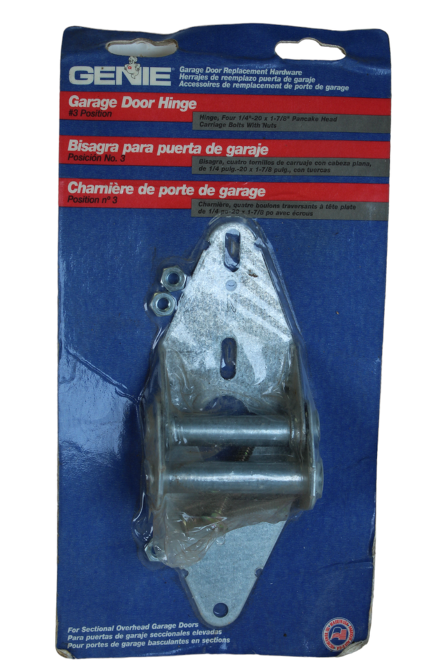 Genie Garage Door Hinge #3 Position GDH-3H for Sectional Overhead Garage... - $4.82