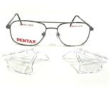 PENTAX Sicherheit Brille Rahmen BETA GUNMETAL Grau Quadrat Voll Felge 58... - $46.25