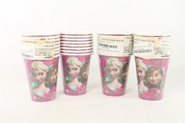 Disney Frozen 32 pcs Birthday Party Paper Drinking Cups 9 oz Elsa Anna Hot/Cold - £15.91 GBP