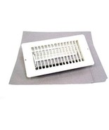 UNITED STATES HDW V056IWB Metal Floor Register, 4&quot; by 8&quot;, White - $35.72 CAD