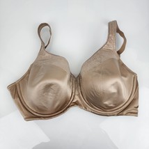 Playtex Secrets all over Smooth Underwire Bra 4583 Size 36DD Taupe Satin - $11.87