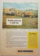 1953 Print Ad Allis-Chalmers Tractor Pulls Forage Harvester Milwaukee,WI - $12.93