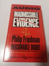 Inadmissible Evidence By Philip Friedman Cassette Tape Audio Book - $2.97