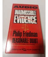 Inadmissible Evidence By Philip Friedman Cassette Tape Audio Book - £2.33 GBP