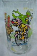 1981 The Great Muppet Caper 5&quot; Glass Drinking Cup Kermit The Frog Muppets - £15.79 GBP