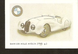 Calendar Latvia Riga USSR 1987 BMW Car BMW-328 Mille Miglia 1940 AUTO automobile - £4.17 GBP