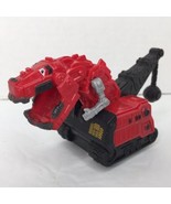 Dreamworks Mattel Dinotrux Ty-Rux 2015 Red 4&quot; Dino Plastic Vehicle Toy T... - £4.79 GBP