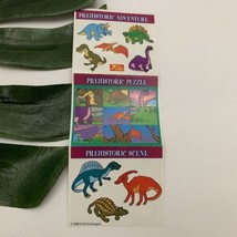 Vintage 90s In N Out Burgers Stickers Prehistoric Adventure Dinosaurs Dinos - £6.99 GBP