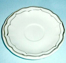 Gien Filets Taupe Espresso Saucer 5.25" French Earthenware New - $11.78