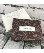 Bride Magazine Thank You Cards With Coordinating Envelopes Open Box Of 27 - $9.89