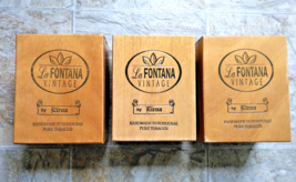 3 La Fontana Vintage by Eiroa Wooden Cigar Boxes - Fast Ship! - £21.98 GBP