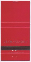 Ottawa Matchbook Cover The Westin Hotel Ottawa Red Les Saisons - £1.47 GBP