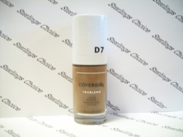 Covergirl TruBlend Liquid Foundation #D7 Soft Sable  White Cap - $6.87