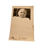 RPPC Baby Photo Real Photo Postcard Old VTG B&amp;W UNPOSTED - $56.99