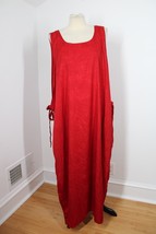 Rima Beachwear One Size Red Sleeveless Tie Wrap Dress Cover Up - £19.37 GBP