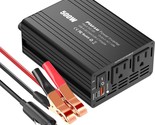 500W Power Inverter 12V To 110V, Dc To Ac Converter For Car With 24W Fast - $41.94
