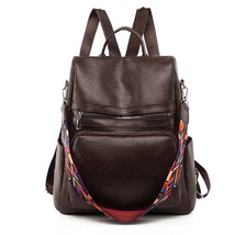 Fashion Anti-theft Women Backpacks Purses Brand High Quality Leather Female Ruck - £31.89 GBP