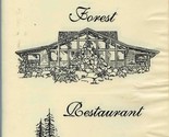 Black Forest Restaurant Menu Nederland Colorado - £21.98 GBP