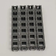 Vintage Rokenbok Dark Gray Full Beam Block - Set of 4 - £6.78 GBP