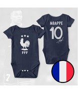 France Mbappe Champions 3 Stars FIFA World Cup Qatar 2022 Navy Baby Body... - $36.91 CAD
