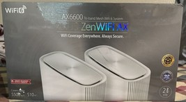 ASUS ZenWiFi  AX6600 Tri-Band WiFi 6E AiMesh System Router XT8 (2-pack) - White - $210.36