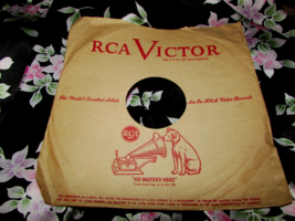 Antique Rca Victor Record Sleeve For 10&quot; Vinyl Lp Record (N Clst) - £9.29 GBP