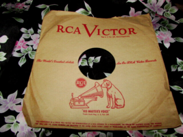 antique RCA VICTOR RECORD SLEEVE for 10&quot; vinyl LP record (N clst) - £9.18 GBP