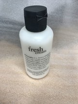 Philosophy Fresh Cream 4 oz 3-in-1  shampoo shower gel bubble bath - $11.99