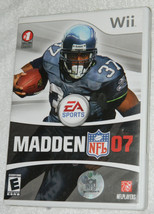 Madden NFL 07 (Nintendo Wii, 2006) with Case and Free Shipping - $11.26