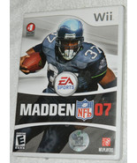 Madden NFL 07 (Nintendo Wii, 2006) with Case and Free Shipping - £8.85 GBP
