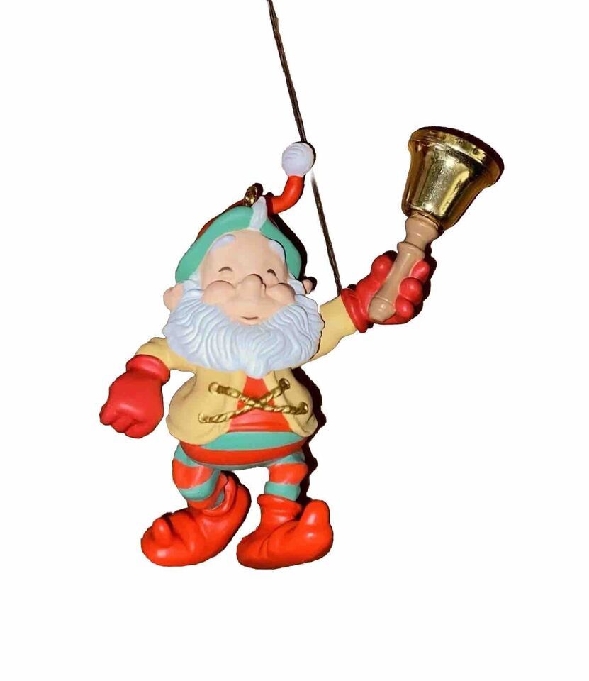 2000 HALLMARK KEEPSAKE ORNAMENT COLLECTORS CLUB BELL-BEARING ELF With Box - $4.00
