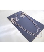 I.n.c. Silver-Tone Crystal Triple-Layer Drape Hair Combs T123 $24 - $274.48 MXN