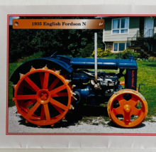 1935 English Fordson N Antique Tractor 1970-80s Book Print Agriculture C80A - $24.99