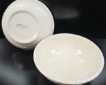 2 Mayer China Off White Cereal Bowls Set Vintage Restaurant Ware Serve D... - $29.67