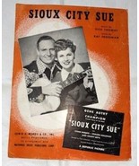 Sheet Music: Sioux City Sue, Gene Autry, 1945 (Rare) - $24.75