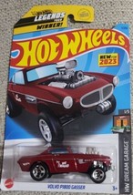 Hot Wheels Volvo P1800 Gasser Burgandy - $7.29